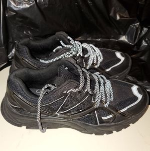 Bershka Men's 3M Runner Sneakers Black Size 10